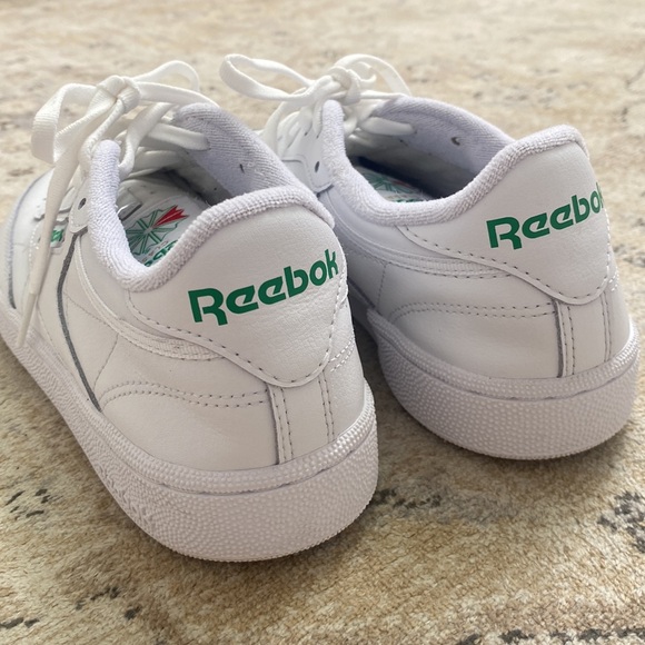 Reebok Club C 85 sneakers in white with green detail - Picture 6 of 7